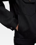 Momotaro Jeans (MMGJ1002) #002 Standard Denim Jacket 14.7oz - Black - Image 8