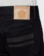Momotaro Jeans (MMJZ1301) #300 Classic Slim 15.7oz Black - Image 6