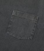 Whitesville Lot WV79531 / Pigment Dye Pocket Tee - Black - Image 3