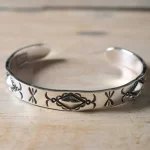 Barns Outfitters (BR-8004W) Repose Stamp Work Bangle