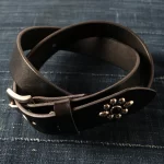 Barns Outfitters (LE-4343) Tochigi Leather Studs Belt - Asst. Colours
