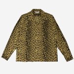 Star Of Hollywood Lot SH29489 / Leopard Rayon Open LS Shirt