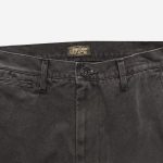 Sugar Cane & Co. Lot SC42562 / Black Cotton Duck Wide Trousers - Image 4