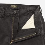 Sugar Cane & Co. Lot SC42562 / Black Cotton Duck Wide Trousers - Image 6