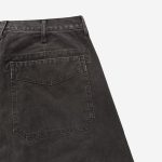 Sugar Cane & Co. Lot SC42562 / Black Cotton Duck Wide Trousers - Image 8