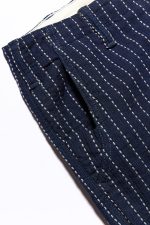 Pure Blue Japan (LP-1180-1) Indigo Thick Stitch Stripe Trousers - Image 4