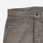 Pure Blue Japan (1178-GRY) Grey x Black Sashiko Regular Straight - Image 5