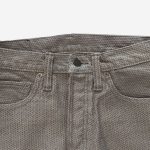 Pure Blue Japan (1178-GRY) Grey x Black Sashiko Regular Straight - Image 4