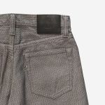 Pure Blue Japan (1178-GRY) Grey x Black Sashiko Regular Straight - Image 8