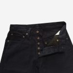 Pure Blue Japan (1177-ID) Indigo x Black Sashiko Relaxed Tapered - Image 6