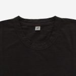 Pure Blue Japan (SS-5396-IDBK) Ribbed Cuff Pocket Tee - Black Indigo - Image 3