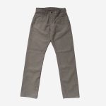 Pure Blue Japan (1178-GRY) Grey x Black Sashiko Regular Straight