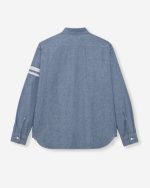 Momotaro Jeans (MMLS3000) Triple Stitch LS Chambray Shirt SP - Image 5