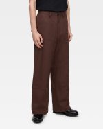 Momotaro Jeans (MMPT6004) Brown Duck Double Knee Pants - Image 2