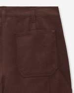 Momotaro Jeans (MMPT6004) Brown Duck Double Knee Pants - Image 8