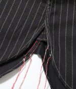 Sugar Cane & Co. Lot SC29585 / Fiction Romance 5oz Black Wabash Stripe Work Shirt - Image 9