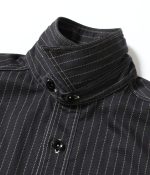 Sugar Cane & Co. Lot SC29585 / Fiction Romance 5oz Black Wabash Stripe Work Shirt - Image 4