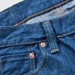 Pure Blue Japan (GRE-003) 14oz Greencast Indigo Regular Straight - Image 5