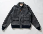 Graph Zero A-2 Flight Jacket - Coated Denim