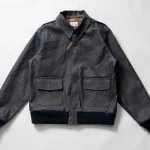 Graph Zero A-2 Flight Jacket - Coated Denim