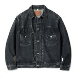 Sugar Cane & Co. Lot SC15650H / 14.25oz. Black Denim Jacket 1953 Aged Model-38