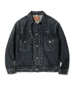Sugar Cane & Co. Lot SC15650H / 14.25oz. Black Denim Jacket 1953 Aged Model-38