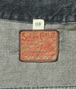 Sugar Cane & Co. Lot SC15650H / 14.25oz. Black Denim Jacket 1953 Aged Model-38 - Image 3
