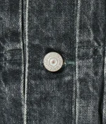 Sugar Cane & Co. Lot SC15650H / 14.25oz. Black Denim Jacket 1953 Aged Model-38 - Image 4