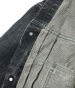 Sugar Cane & Co. Lot SC15650H / 14.25oz. Black Denim Jacket 1953 Aged Model-38 - Image 5