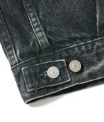 Sugar Cane & Co. Lot SC15650H / 14.25oz. Black Denim Jacket 1953 Aged Model-38 - Image 7