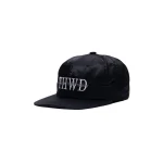 H.W. Dog Nylon Shallow Cap - Black