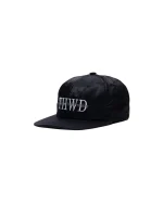 H.W. Dog Nylon Shallow Cap - Black
