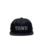 H.W. Dog Nylon Shallow Cap - Black - Image 2