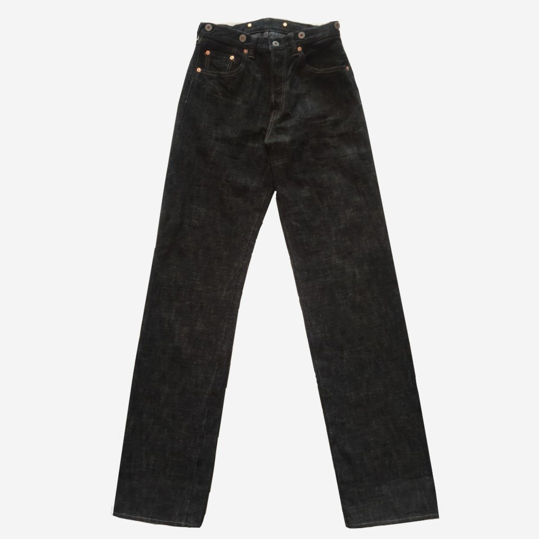 gz black hertiage 1 Graph Zero Skein Dying Heritage Jeans - Black - Image 1