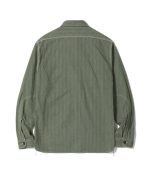 Sugar Cane & Co. Lot SC25511 / Jean Cord LS Work Shirt - Olive - Image 2