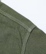 Sugar Cane & Co. Lot SC25511 / Jean Cord LS Work Shirt - Olive - Image 4