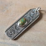 Barns Outfitters (BR-7004W) NORTH WORKS Sunrays Turquoise Pendant