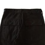 OrSlow 5032 Fatigue Pants Slim Fit - Black - Image 3