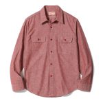 Sugar Cane & Co. Lot SC29682 / Red Chambray LS Work Shirt