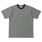 Whitesville Lot WV79679 / 30/2 Fine Lined Border Tee - 2 Colours