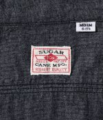 Sugar Cane & Co. Lot SC39307 / Black Chambray SS Work Shirt - Image 3