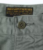 Buzz Rickson's Lot BR42636 / Trousers, Utility, Cotton Sage Green - Image 3