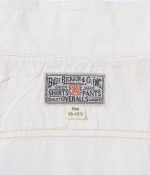 Buzz Rickson's Lot BR35857 / White Chambray SS Work Shirt - Image 3