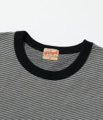 Whitesville Lot WV79679 / 30/2 Fine Lined Border Tee - 2 Colours - Image 4