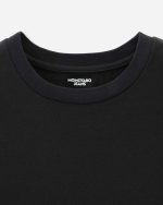 Momotaro Jeans (MXTS6004) Black Yarn Dyed Tee - Discharge Print - Image 3