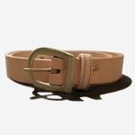 Omoto Denim (9200) Cowhide Leather Belt Natural