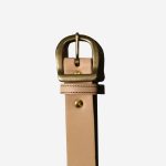 Omoto Denim (9200) Cowhide Leather Belt Natural - Image 2