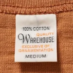 Warehouse & Co. Lot 4601H / Plain Henley Neck Tee - Asst. Colours - Image 2