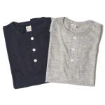 Warehouse & Co. Lot 4601H / Plain Henley Neck Tee - Asst. Colours - Image 7