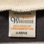 Warehouse & Co. Lot 4113 / Black Striped Tee - Image 2